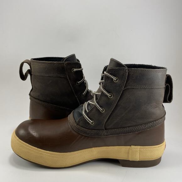 Xtratuf Legacy Lace Boots Mens Size 10 Leather Upper Waterproof Rubber Lower main image 5